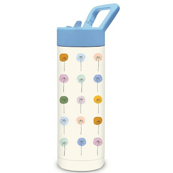Studio Oh Other - Studio Oh! Dotted Palms by Jen B. Peters Snap-Hook Insulated Water Bottle.